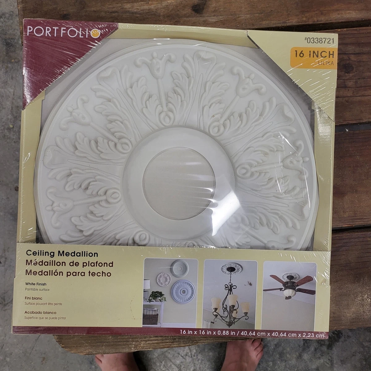 Portfolio Ceiling Medallion Installation Shelly Lighting