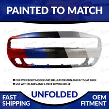 New Painted Unfolded Front Bumper For 2018-2022 Dodge Challenger New Painted Unfolded Front Bumper For 2018-2022 Dodge Challenger