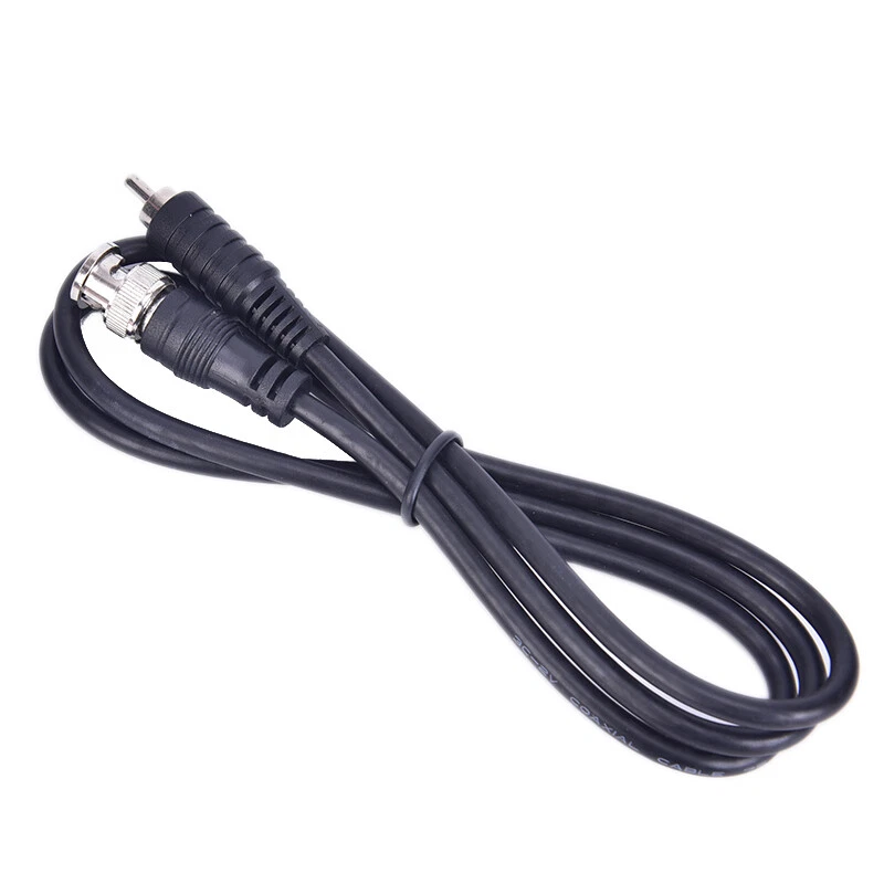 BNC Male to RCA Male Coax Cable Cord Adapter Connector for CCTV DVR Camera L LW❤ - Image 2 of 4