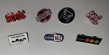 Assorted Classic Punk Alternative Rock Pop Music 3rd Set Hat/Lapel Pins Brooches