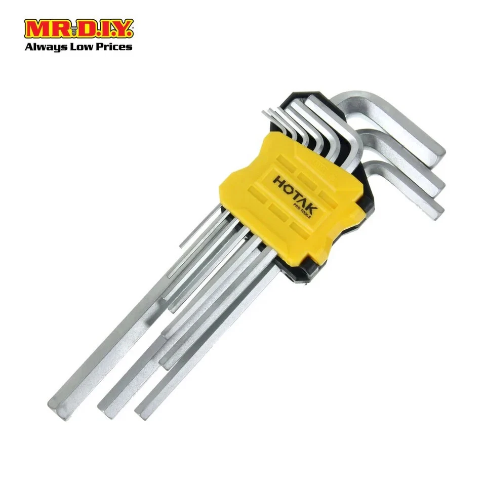 HOTAK 9-piece Long Arm Hex Key Set - Image 2 of 2
