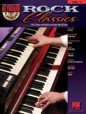Rock Classics Sheet Music Keyboard Play-Along Book and CD NEW 000699881