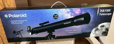 Polaroid 75X/150X Telescope With Full Size Adjustable Tripod