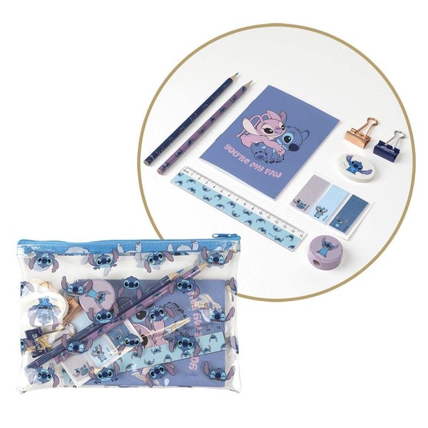 CerdÁ Life's Little Moments - Stationery Set Printed With Stitch Beautiful Pen-image
