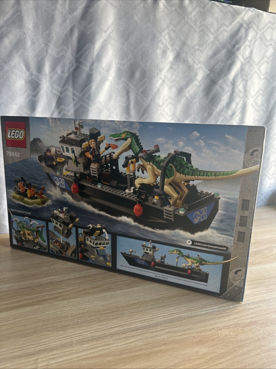 LEGO Jurassic World: Baryonyx Dinosaur Boat Escape (76942