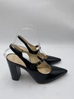 Jessica Simpson Black Crinkled Patent shoes in size 7.5