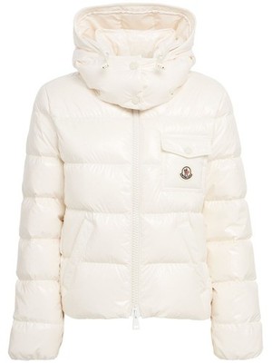 MONCLER Andro $2245 Women's White Down Jacket New