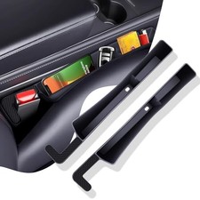 2PCS Car Seat Gap Filler Organizer,Multifunctional Car Gap Fillers with Black