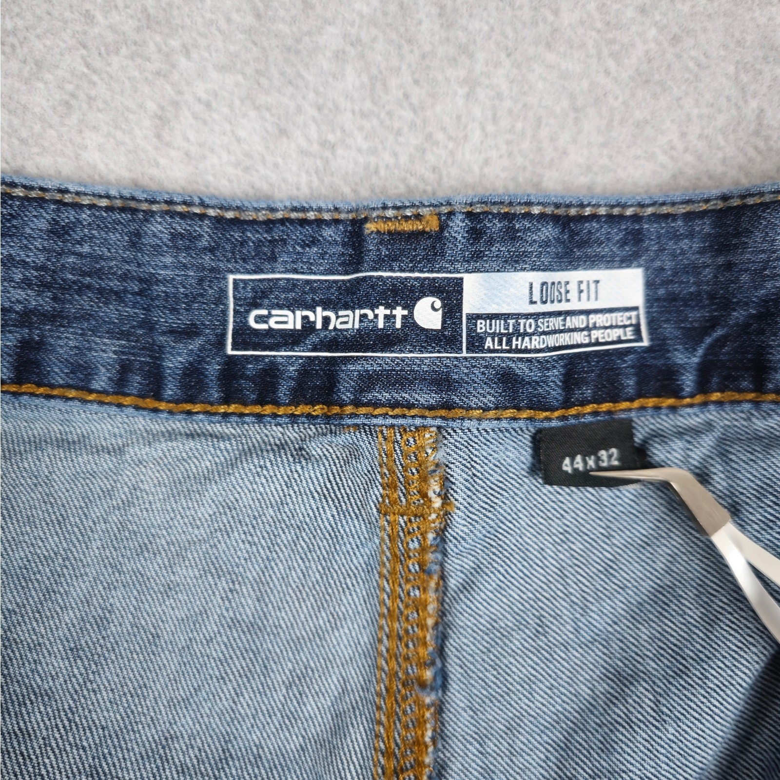 Carhartt Mens 44x32 Loose Fit Model No. BD4941-M Utility Jeans thumbnail 10