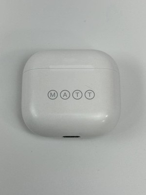 Apple AirPods 4th Gen A3053 A3050 A3058 White (Bluetooth) - Fair