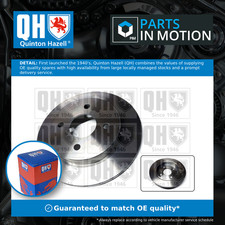 2x Brake Discs Pair Solid fits FORD SIERRA Mk2 2.0 Rear 87 to 93 With ABS 253mm