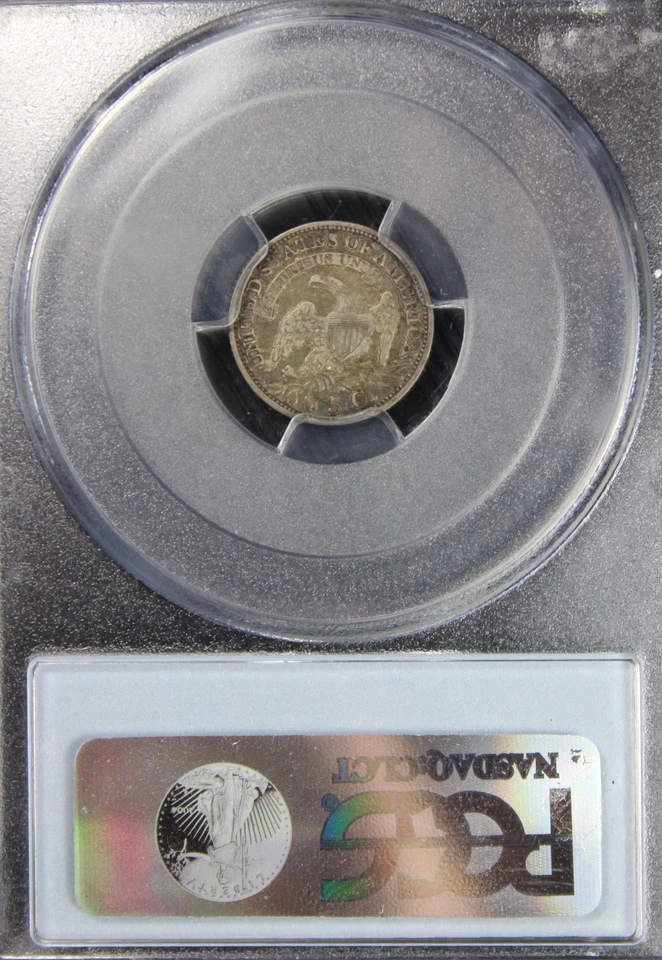 1829 VF30 Capped Bust Half Dime, PCGS 24136579 - Image 4 of 4