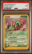 PSA 9 Cradily Holo #3 EX Sandstorm Pokemon 2003 Low Pop Swirl 🌀 E-Reader on eBay