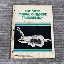 Vintage 1980 Five-speed Manual Overdrive Transmission Ford Manual Pb White