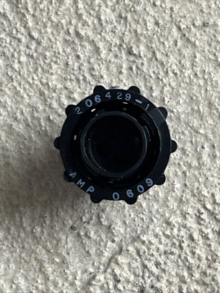 🇺🇸AMP 206429-1 Circular Connector Plug Housing 4 Position, LOT 14, New🇺🇸 - Image 2 of 3