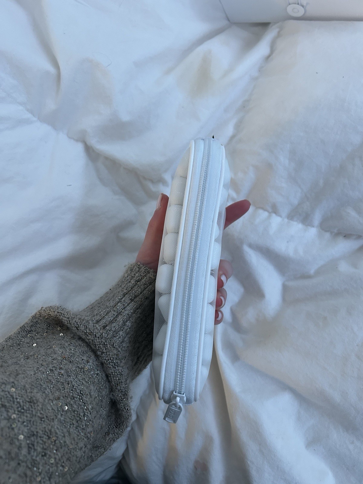 Bala Bangles Adjustable Wearable Wrist Ankle Weights White, 1 Lb