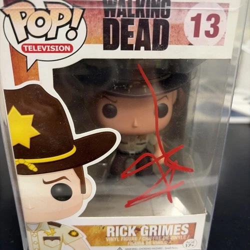 The Walking Dead Rick Autographed By Andrew Lincoln FUNKO POP!