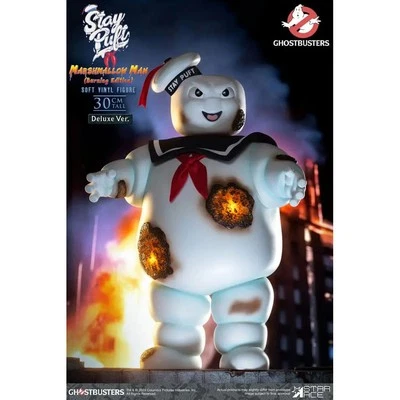 Star Ace - Stay Puft Marshmallow Man Burning Edition Deluxe Version - Ghostbust - Photo 1/4