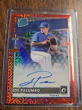 2020 Donruss Optic #RRS-JP Joe Palumbo Rated Rookies Signatures Red Mojo #/99