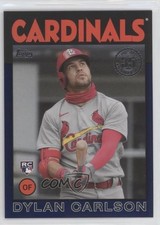2021 Topps 1986 Topps Baseball 35th Anniversary Blue Dylan Carlson #86B-83 0nc5