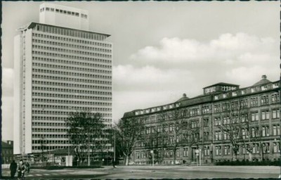 Postcard Ludwigshafen on the Rhine skyscraper BASF (No.9577)