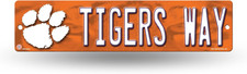 NCAA  Plastic Street Sign Plastic 4