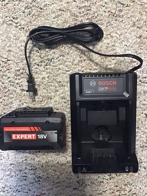 Bosch 8AH Expert Battery EXBA18V-80 & 12V/18V Fast Charger GAL12V/18V-80 NEW