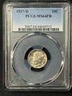 1937-D 10c Mercury Dime PCGS MS-64FB