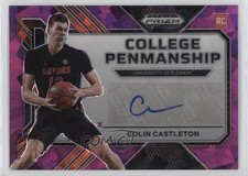 2023 Panini Prizm Draft Picks Purple Ice 34/99 Colin Castleton #CP-CLC Auto 0ud4