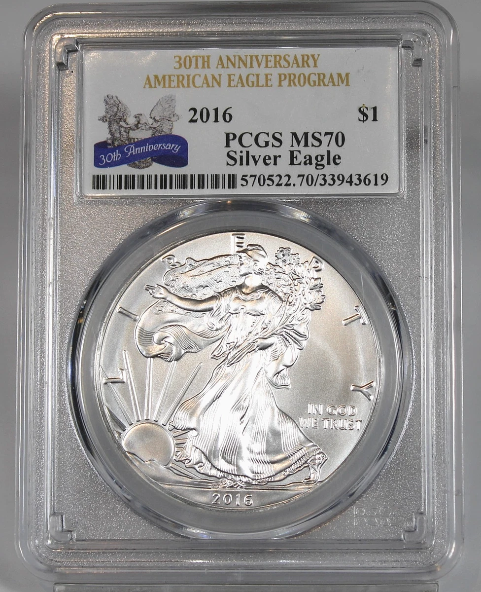 American Eagle MS 69 Graded 2016 Silver Bullion Coins for sale | eBay