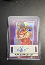 2024-25 Panini Prizm Deca - Signatures Bub Carrington Auto Purple Prizm /75