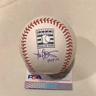 Harold Baines Signed Auto W/inscrip HOF Hall Of Fame Logo MLB Baseball PSA COA