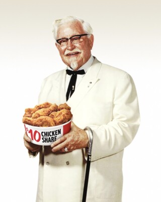 COLONEL HARLAND SANDERS 8x10 PHOTO