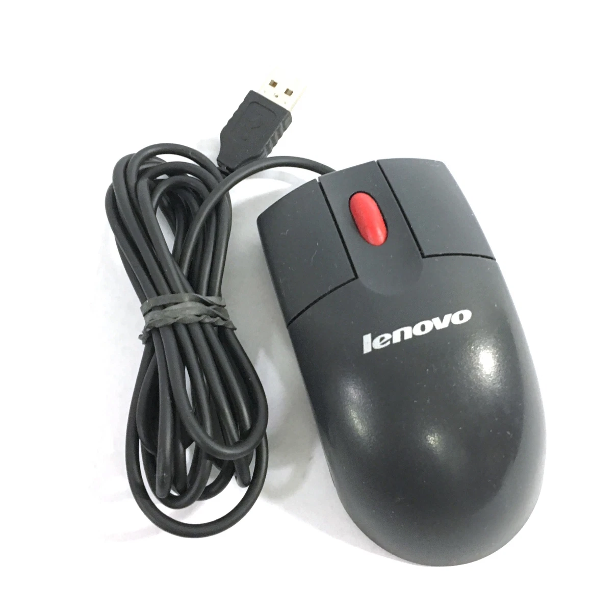 Lenovo Black Optical 3 Button Scroll USB Mouse (MO28UOL MO28UOB MO28UOA &  More)