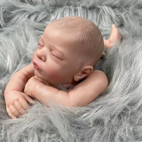 Bemalte Reborn Baby Puppe Kits 19" Neugeborene 3D Haut sichtbare Venen unmontiert Zum Selbermachen - Bild 5 von 5