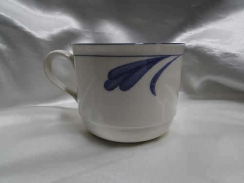 Lenox Blue Brushstrokes Chinastone: Cup & Saucer Set (s), 2 3/4" Tall - Picture 4 of 14