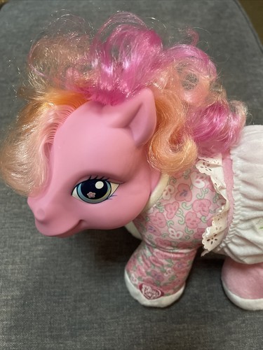 My Little Pony Rose Blossom Interactive Plush 2003 Still Works EUC