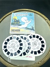 Vintage 1961 View Master View Casper , 3 Reel Set With Sleeve