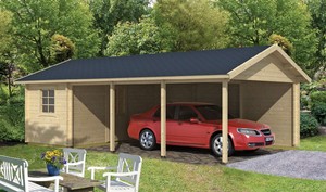 Tuindeco Carport Holzcarport Schuppen Ever 470 X 810 45mm Ebay