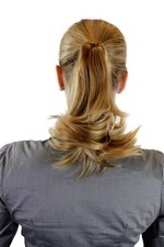 Extension Coda Di Cavallo Biondo Mix Con Clip Visibile Butterfly BRO-506-27CH24B