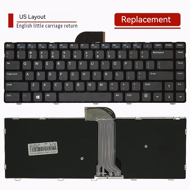 Laptop Keyboard for Dell Inspiron 14r 3437 14R 3421 14-5421 v2421