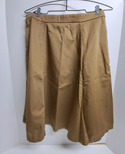ESPRIT Women Skirts Camel Size US6 Cotton Made in Cambodia