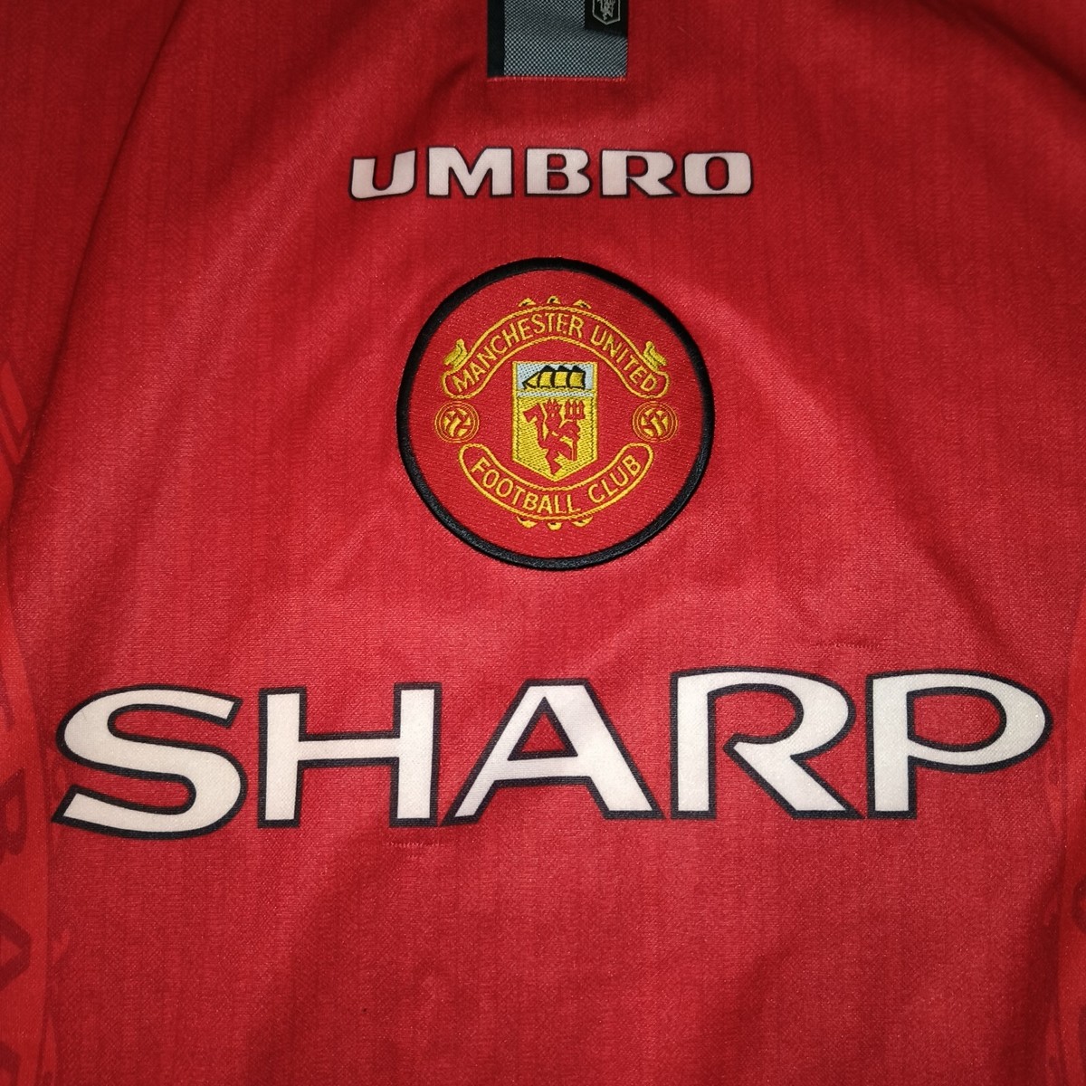 Maillot De Football Manchester United 1996-1998 Domicile Umbro #11 Giggs - Taille S Occasion