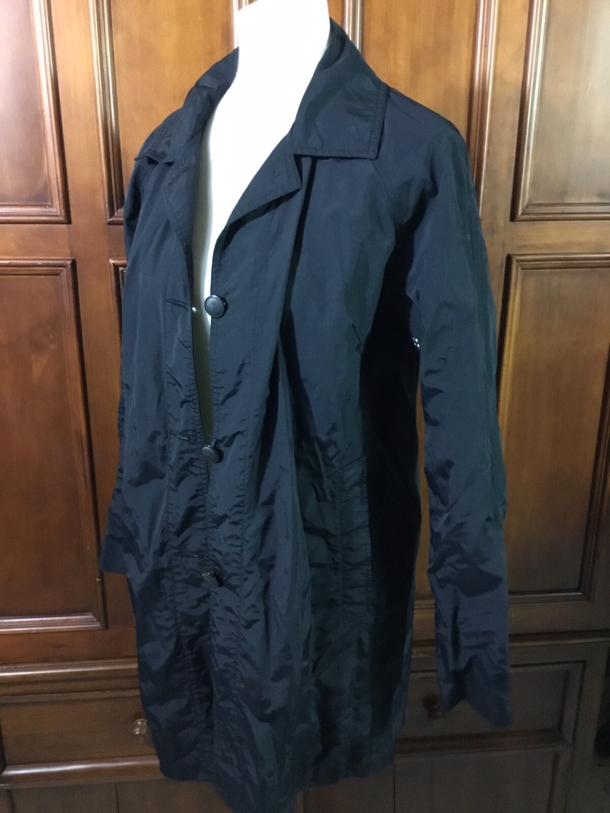 Columbia Womens Size Large Solid Black Green Line… - image 2