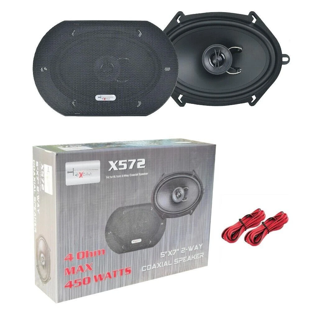 Altoparlanti Coassiali Excalibur X462, 4x6 Pollici, 350 W Max, 2 Vie, Per Auto