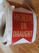 Vintage ROLL of MICHELOB BEER Stickers 1960s-70s? Red 1x1.5-inch Qty 50ish?