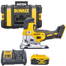DeWalt DCS335 18V XR Cordless Brushless Body Grip Jigsaw With 1 x 5.0Ah Batte...