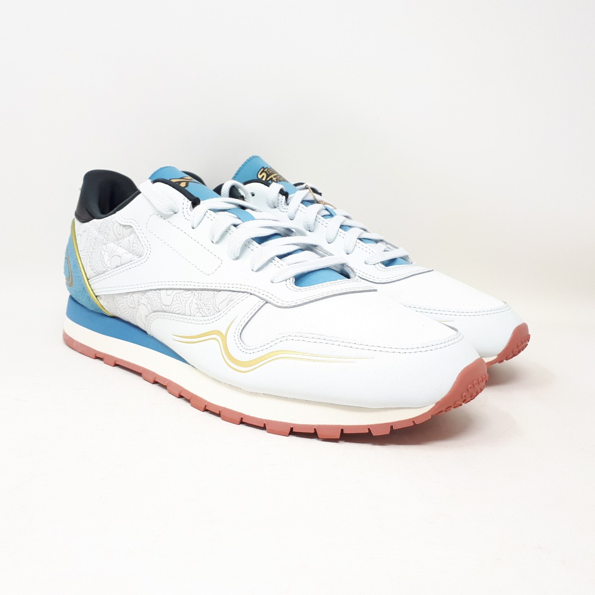 Reebok Street Fighter Classic Leather Chun Li Blue Back