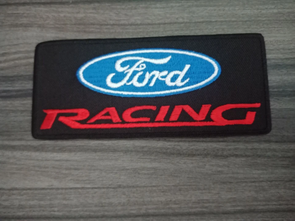 3 pcs FORD Racing Car Size 4.4 x 1.9 inch Patch Iron on Embroidered or Sew on - Image 4 of 4