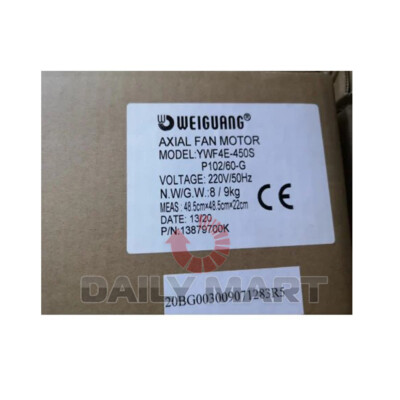 New In Box WEIGUANG YWF4E-450S 220V 50Hz Condensing Fan Cooling Fan